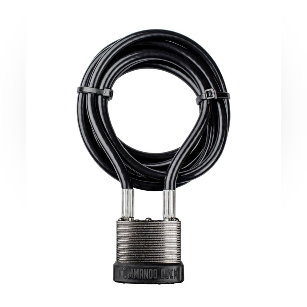 NWT Commando | Cable Lock Steel | Military-Grade | 8 Ft.